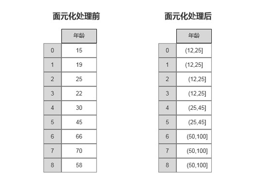 面元化處理過程